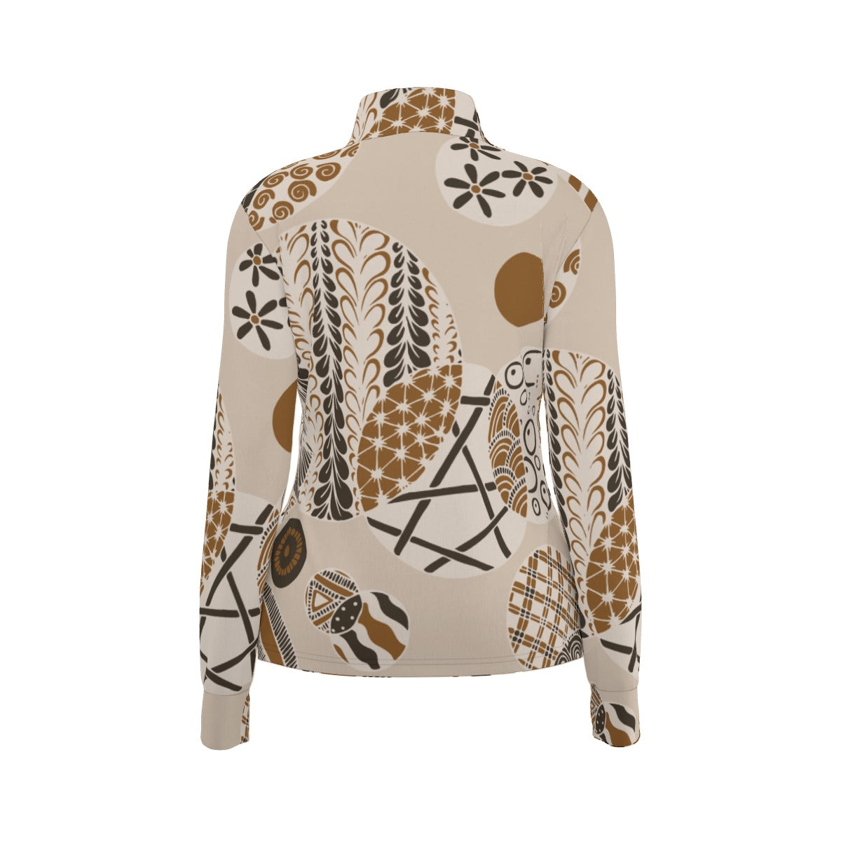 All-Over Print Women's Long Sleeve Thumbhole Jacket