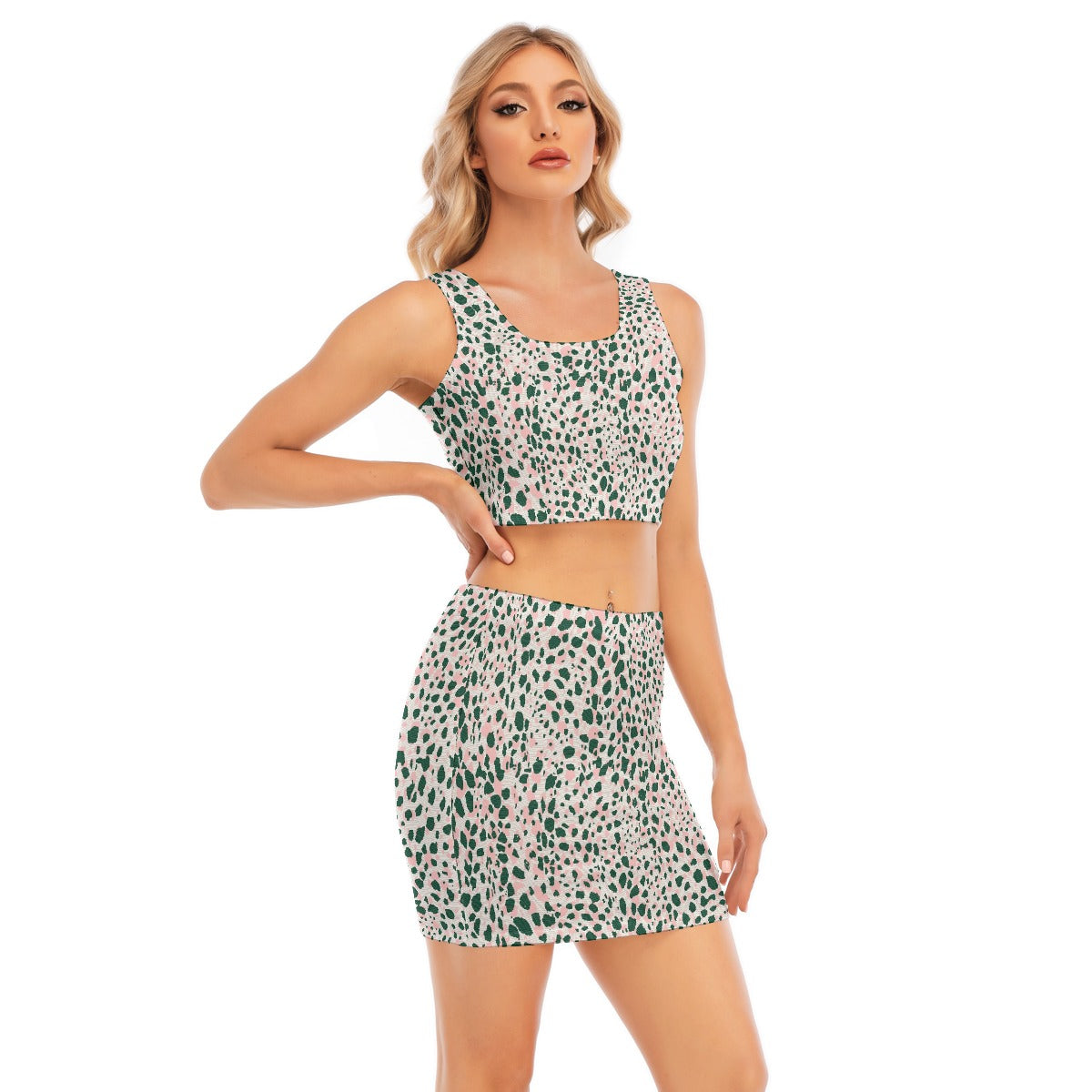 Women's Camisole And Hip Skirt Suit