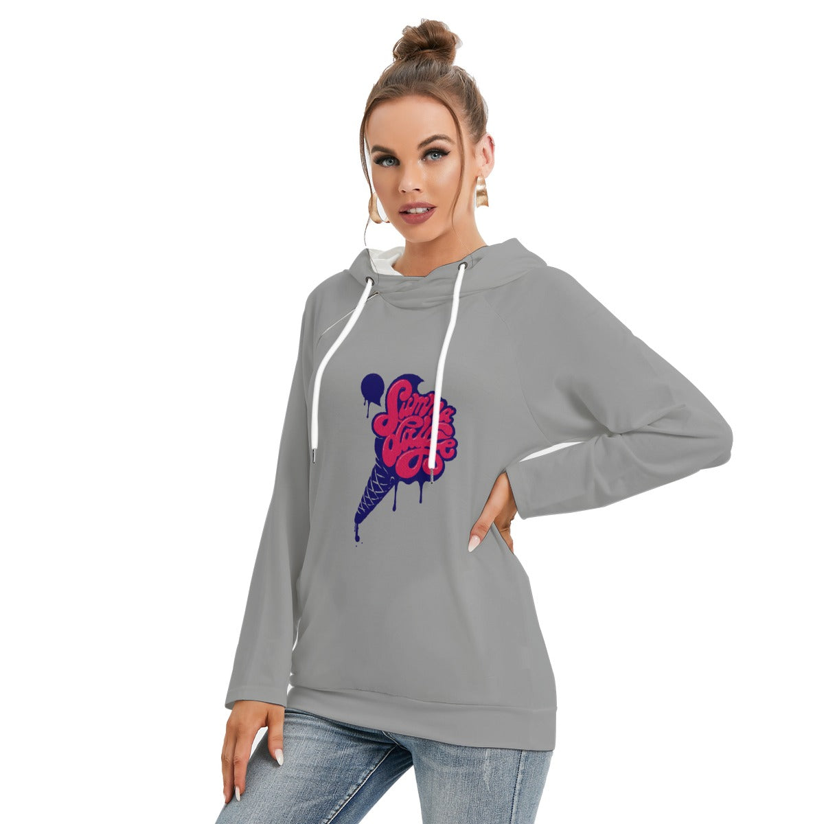 Women's Hoodie With Double Hood