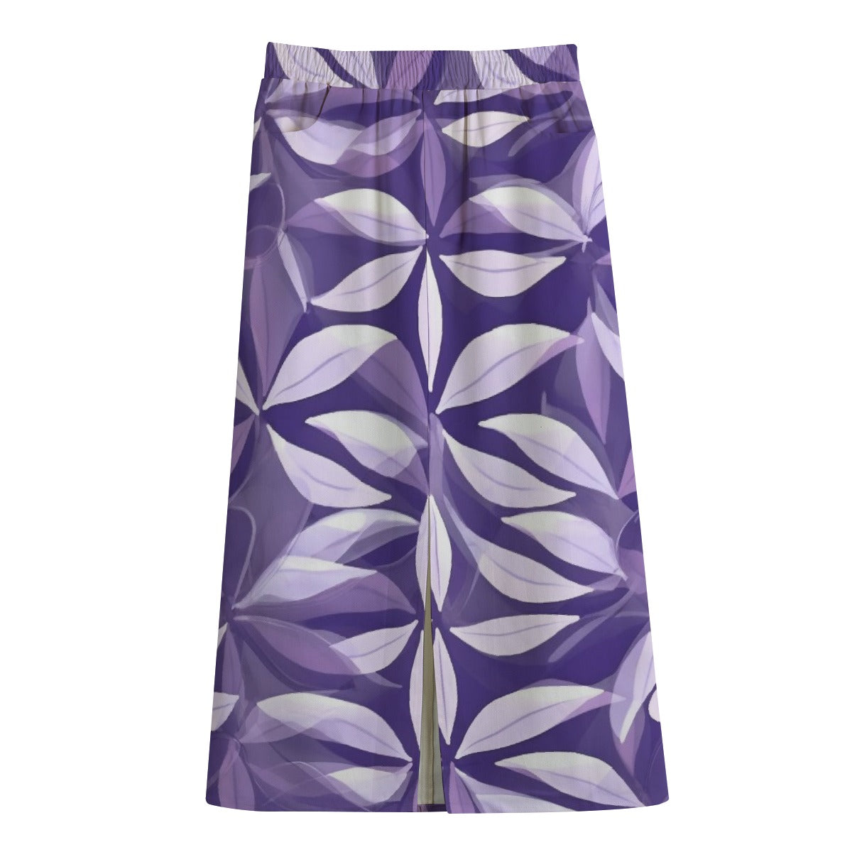 Women's Front Mid-slit Skirt | 245GSM Cotton