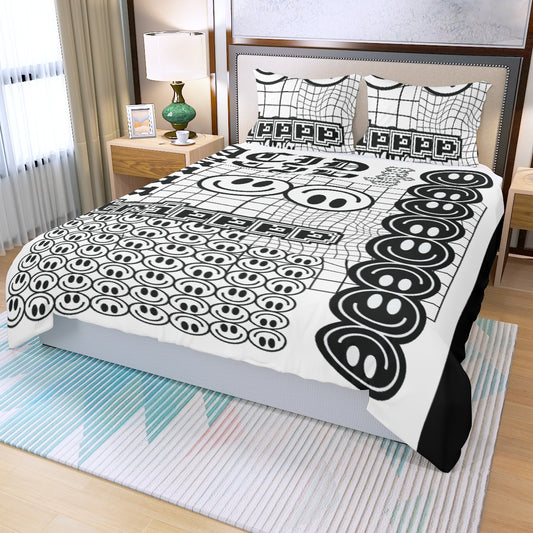 Three Piece Duvet Cover Set