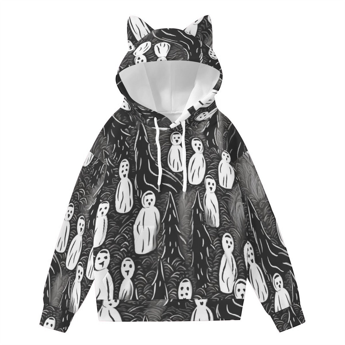 Women’s Hoodie With Decorative Ears