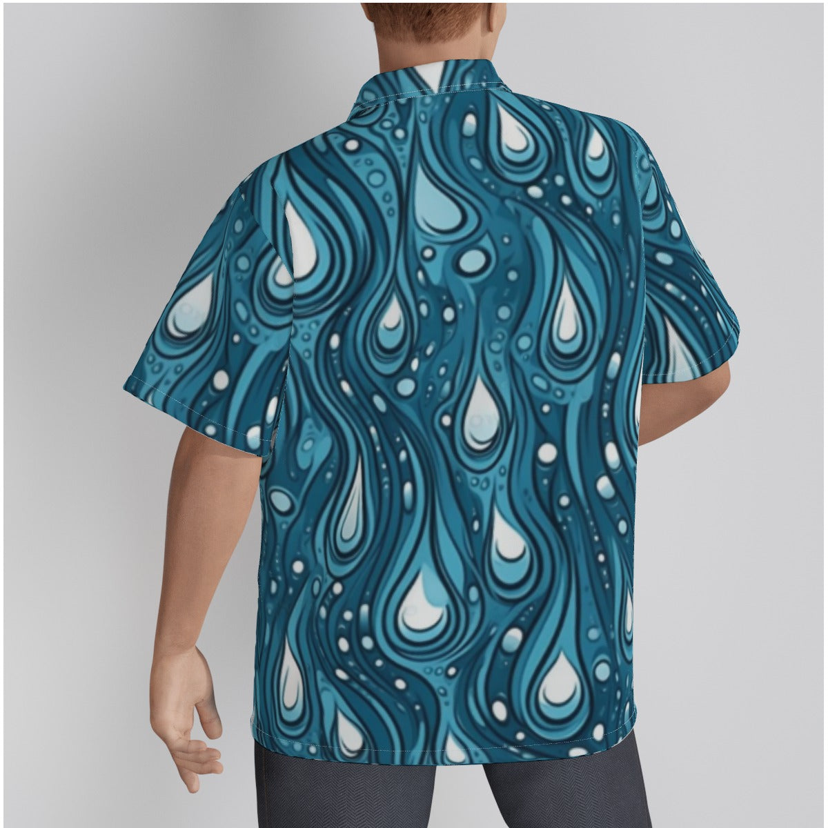 Hawaiian Shirt With Button Closure