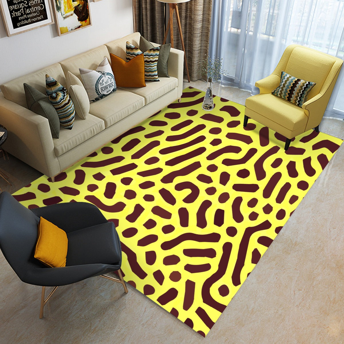 Foldable Rectangular Floor Mat