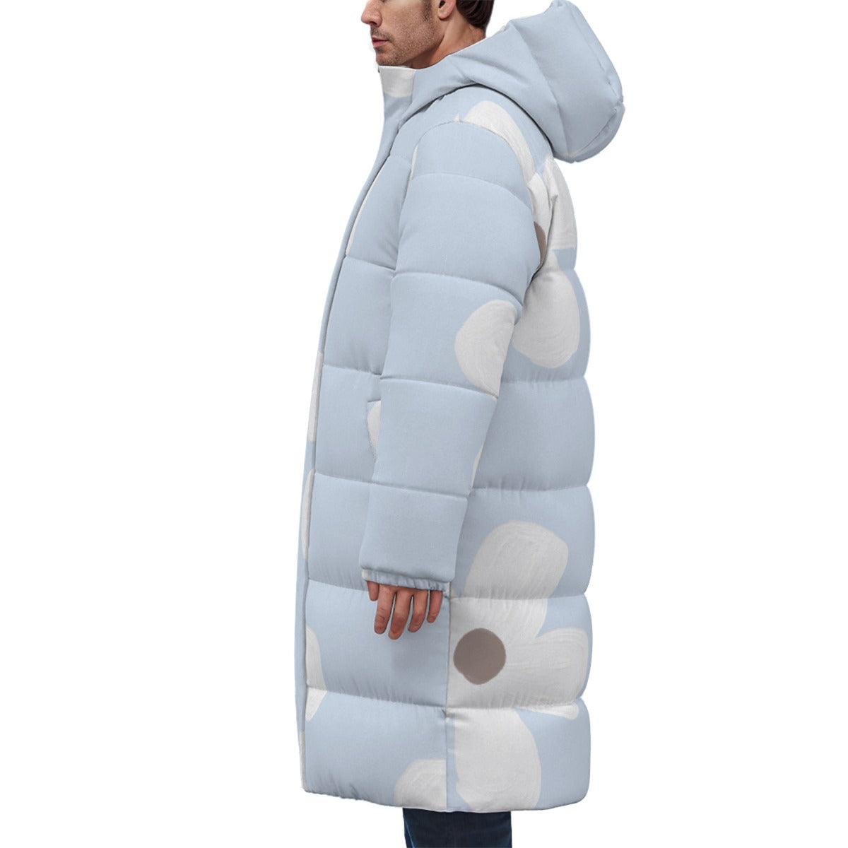 Unisex Long Down Jacket