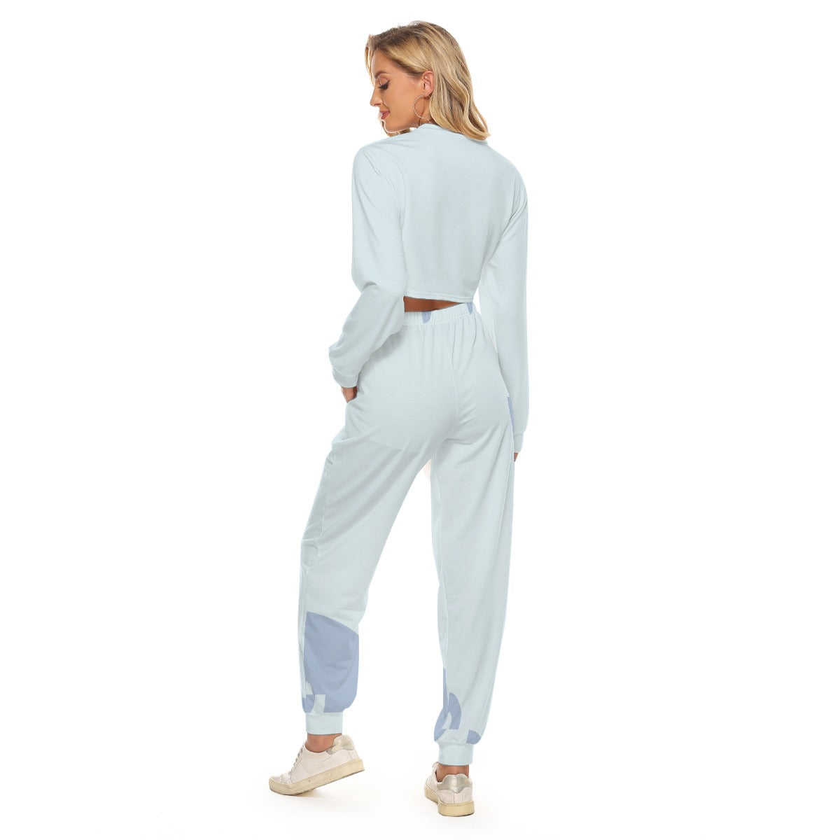 Women's Crop Sweatshirt Suit