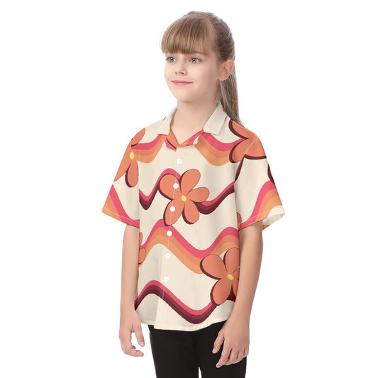 Kid's Hawaiian Vacation Shirt | 115GSM Cotton poplin