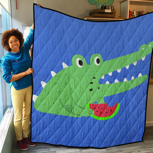 Lightweight & Breathable Quilt With Edge-wrapping Strips