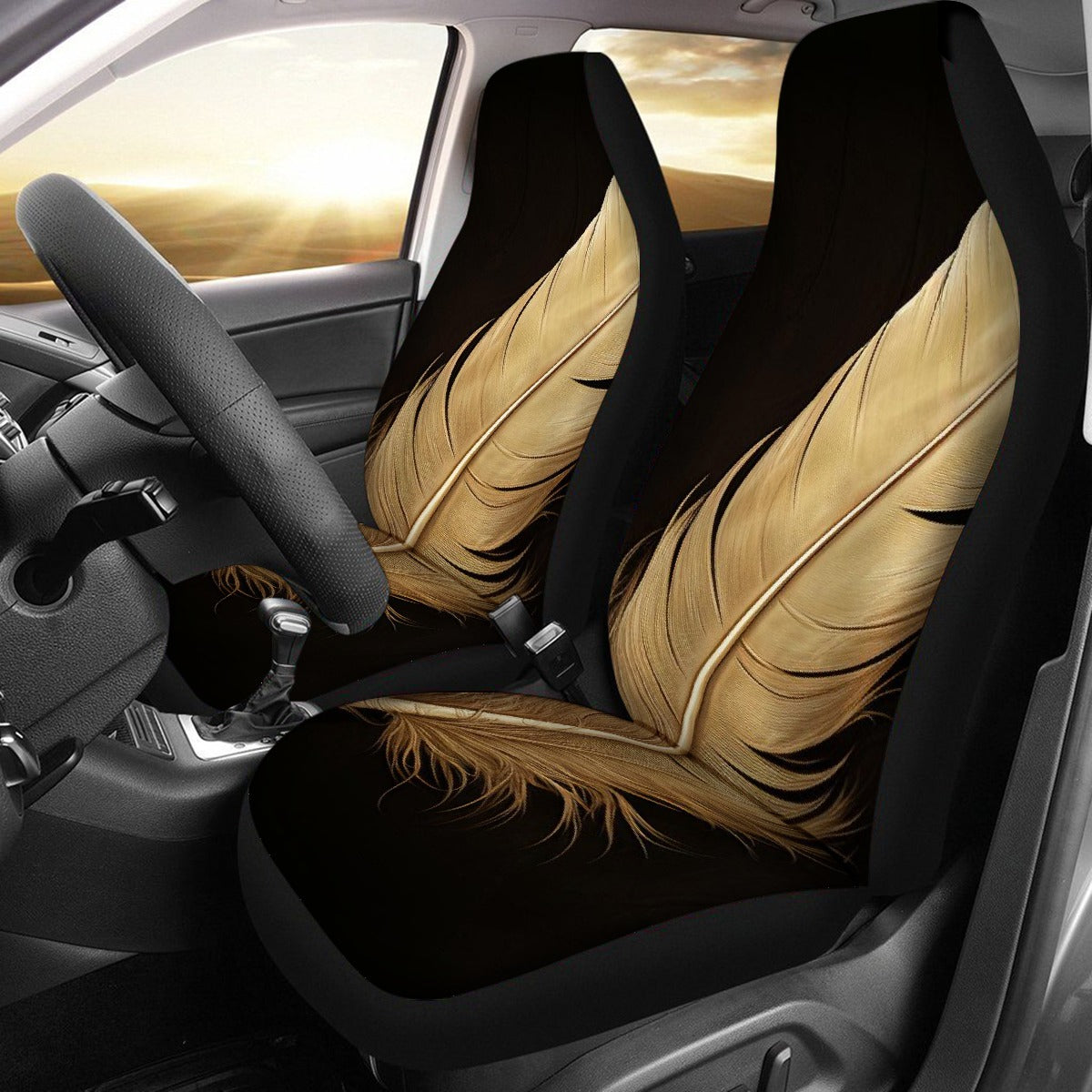 Universal Car Seat Cover With Thickened Back