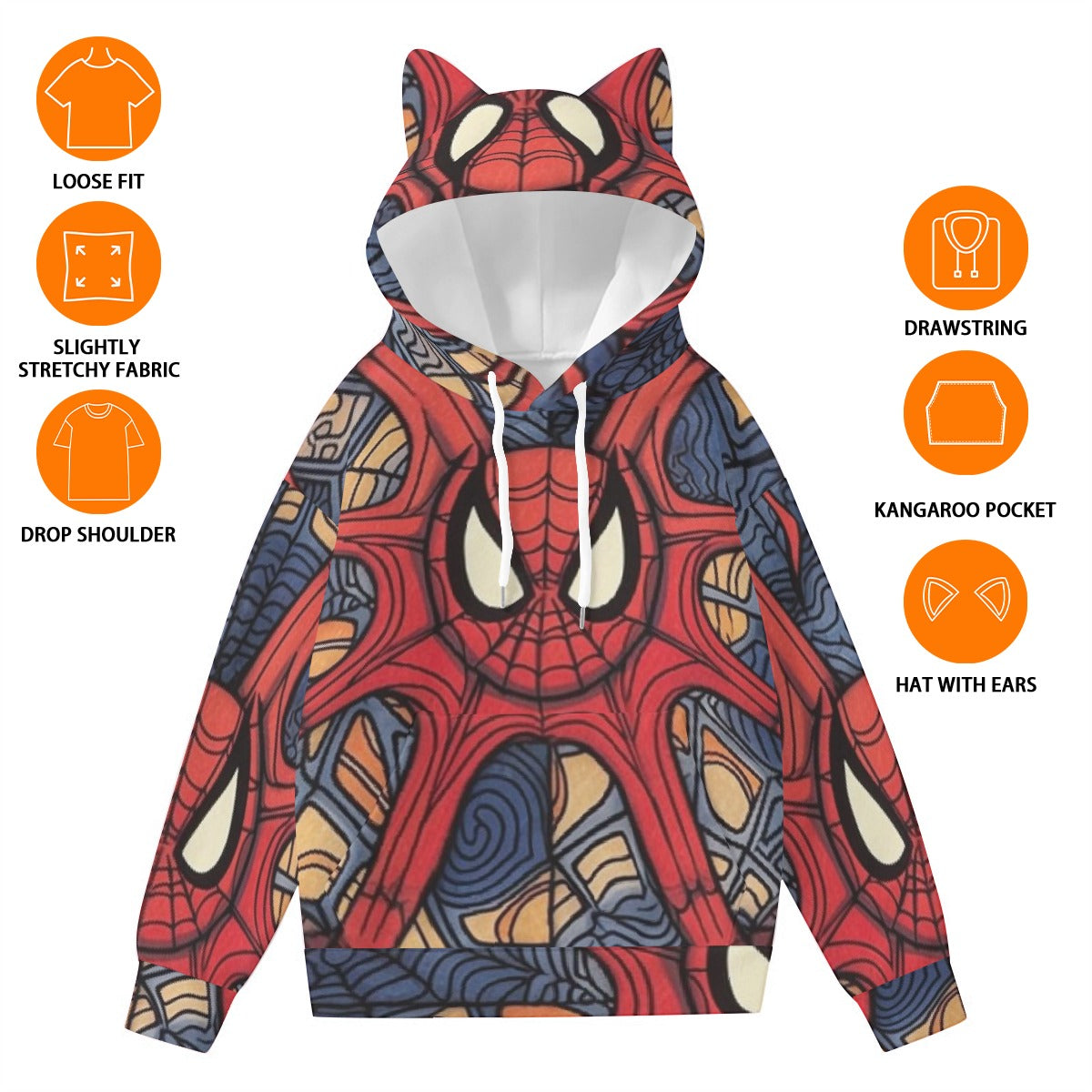 Women’s Hoodie With Decorative Ears