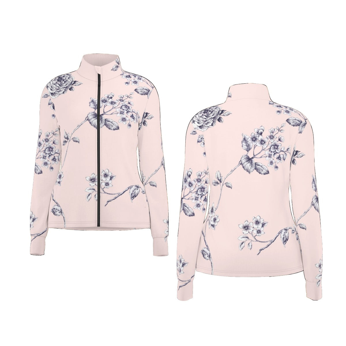 All-Over Print Women's Long Sleeve Thumbhole Jacket