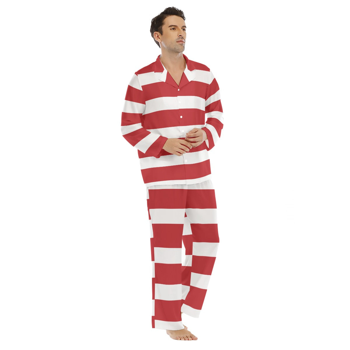 Men's Lapel Pajama Set