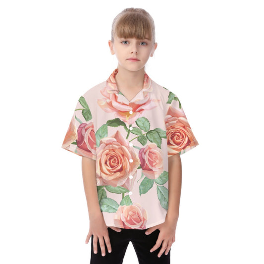 Kid's Hawaiian Vacation Shirt | 115GSM Cotton poplin