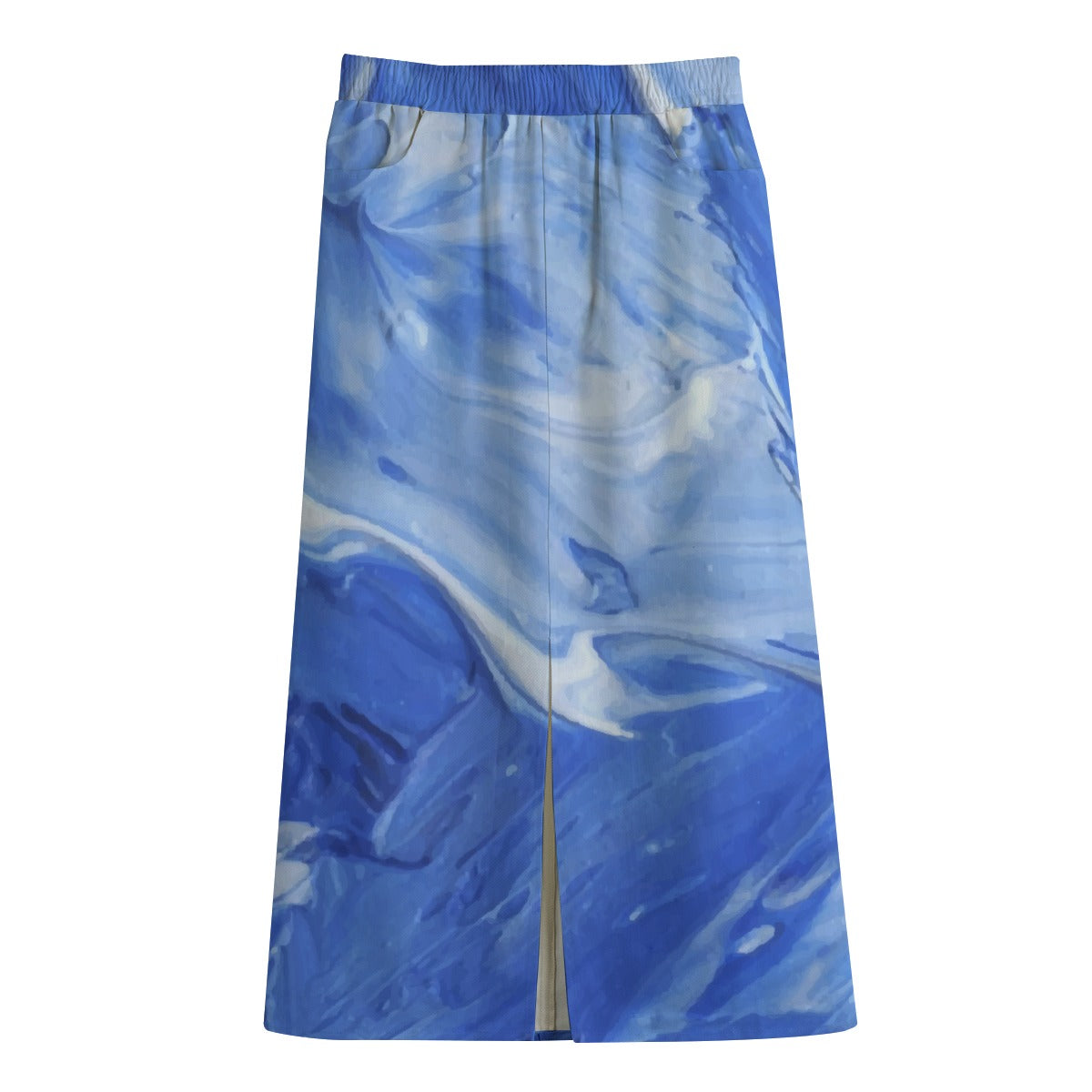 Women's Front Mid-slit Skirt | 245GSM Cotton