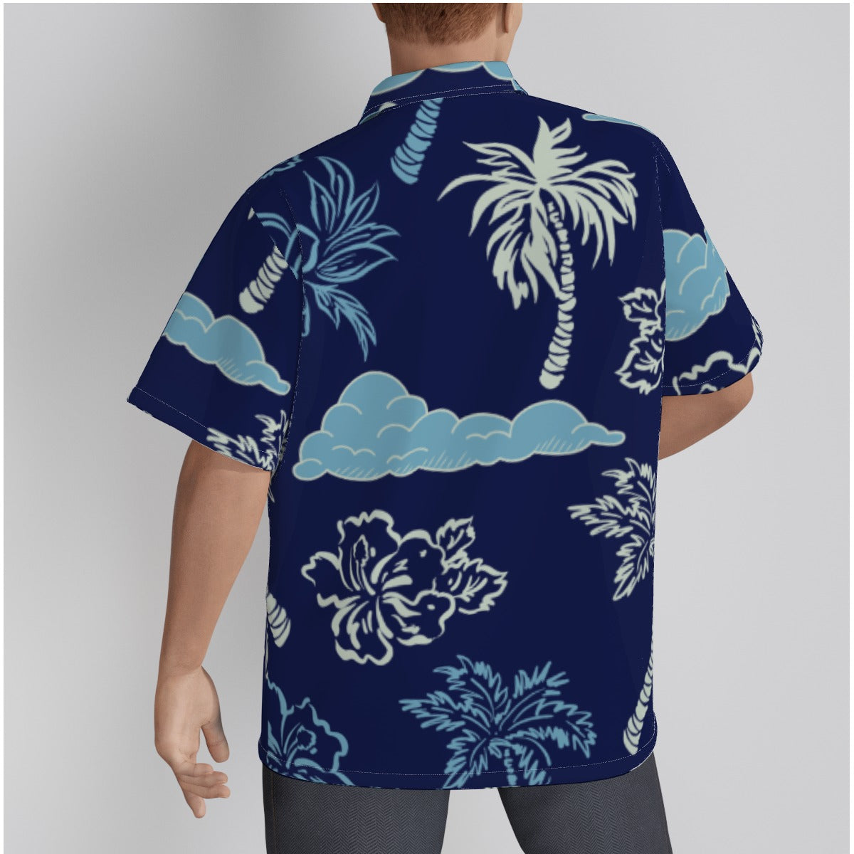 Hawaiian Shirt With Button Closure