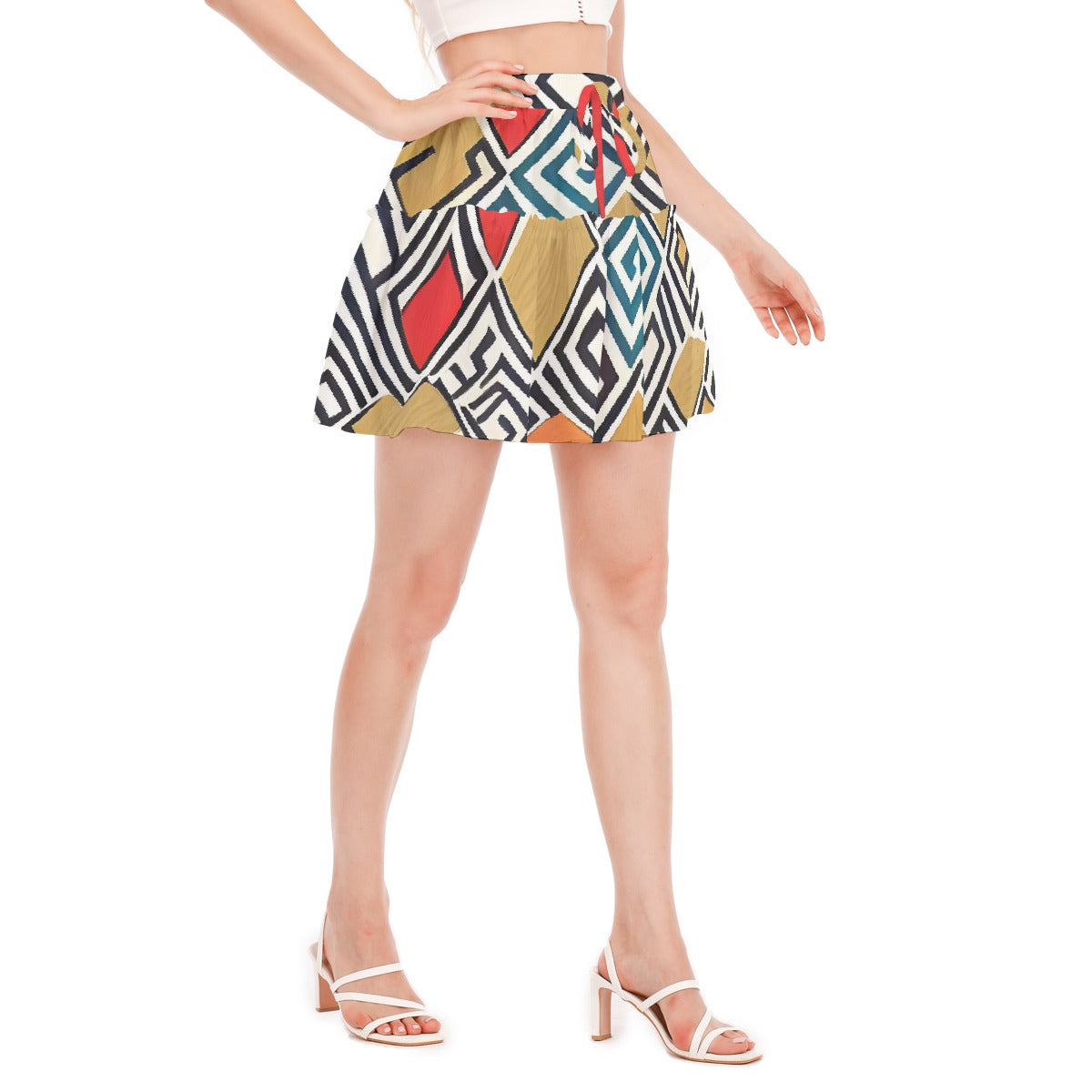 Women's Ruffled Mini Skirt