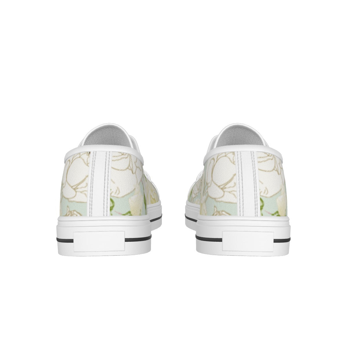 Women's White Sole Canvas Shoes