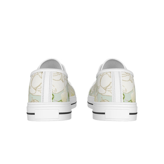 Women's White Sole Canvas Shoes