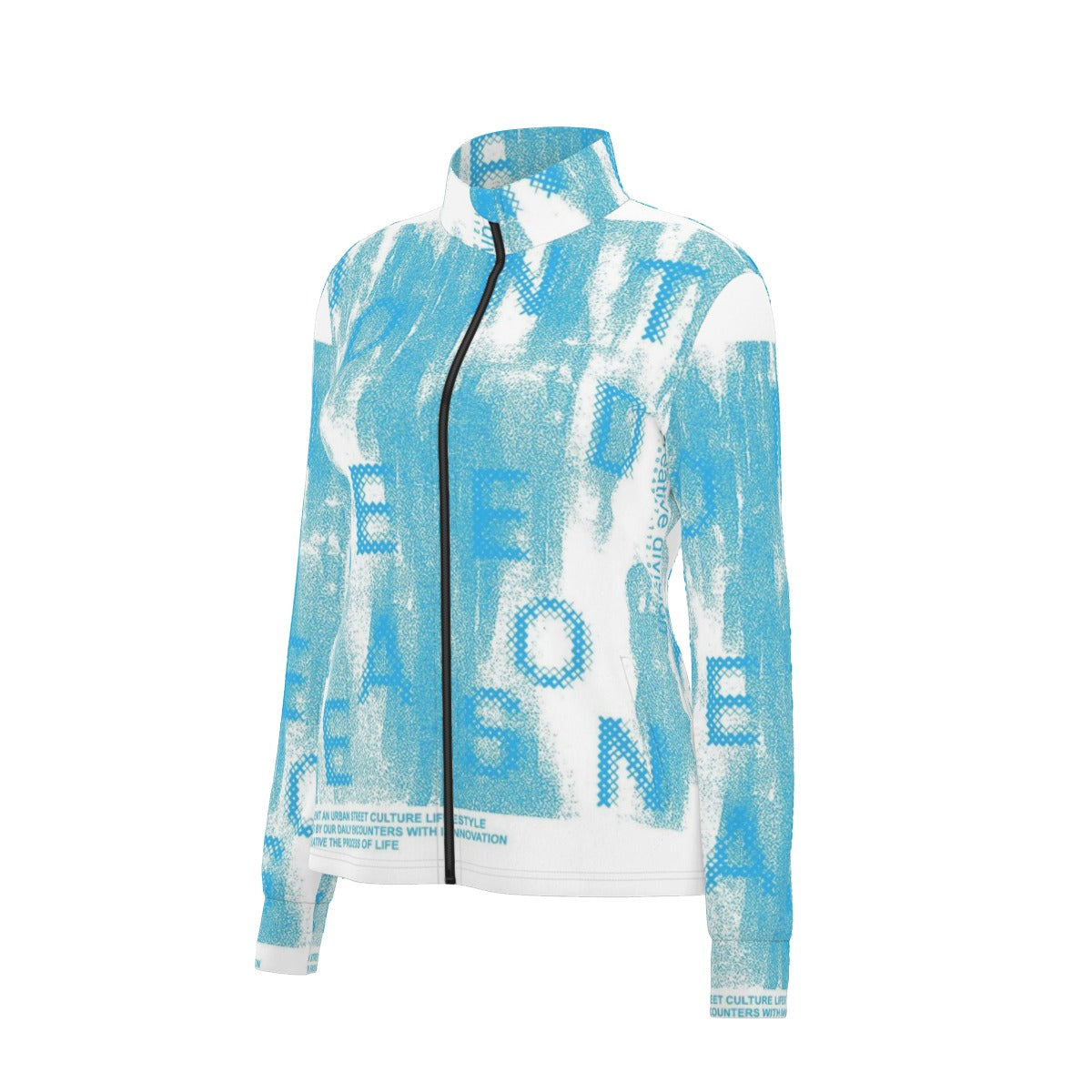 All-Over Print Women's Long Sleeve Thumbhole Jacket