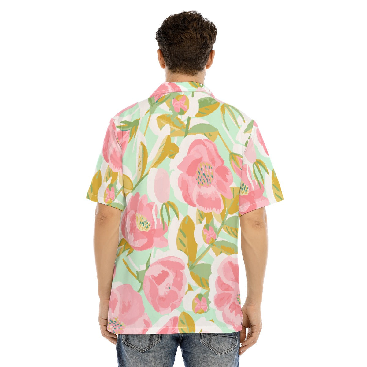 Hawaiian Shirt With Button Closure