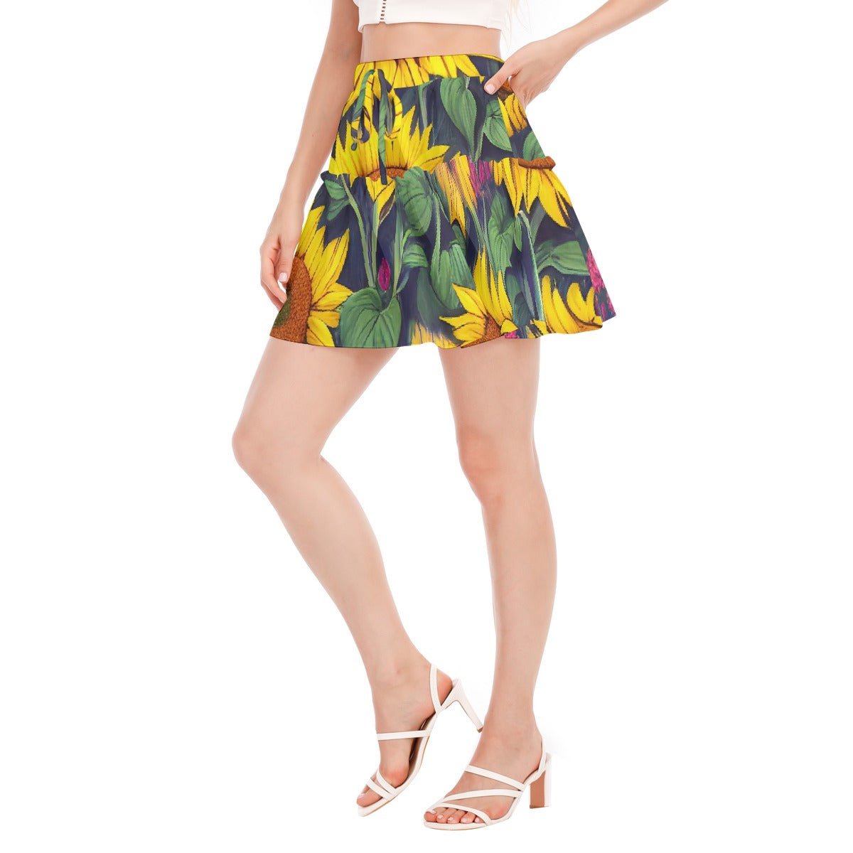 Women's Ruffled Mini Skirt