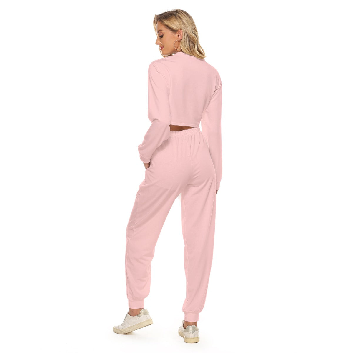 Women's Crop Sweatshirt Suit