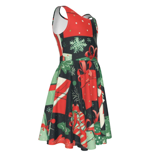 Kid's Sleeveless Vest Dress