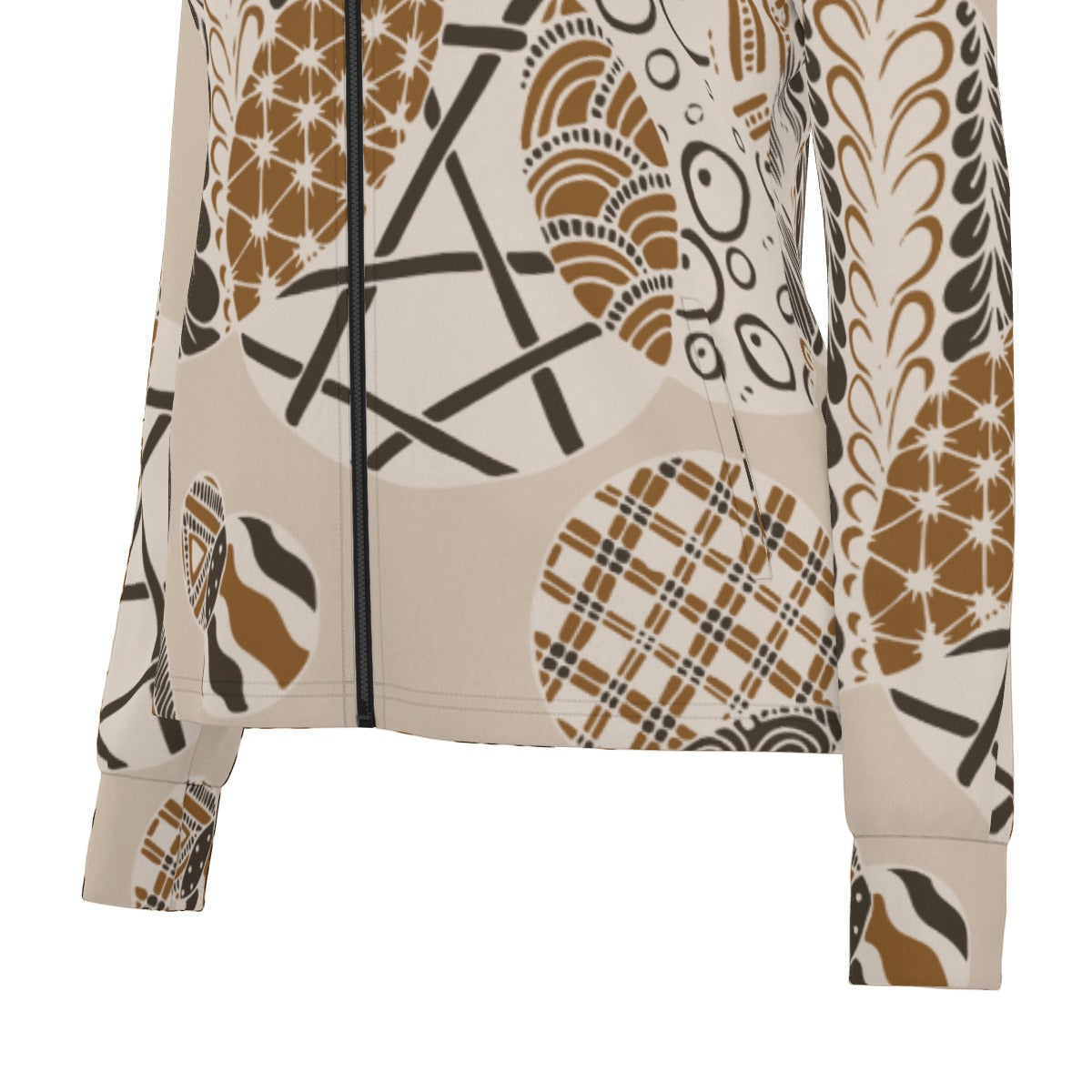 All-Over Print Women's Long Sleeve Thumbhole Jacket