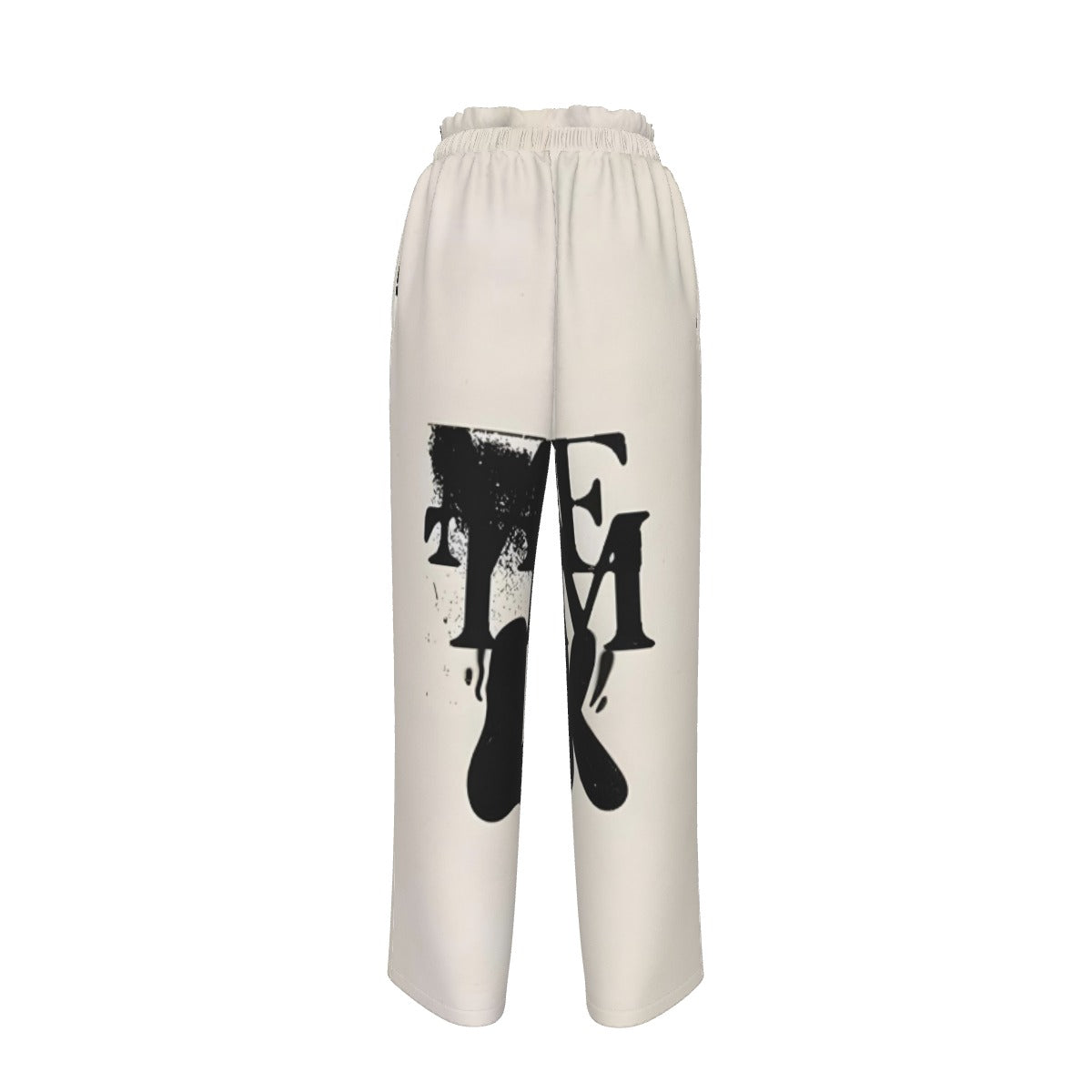 Faux Silk Wide-Leg Pants