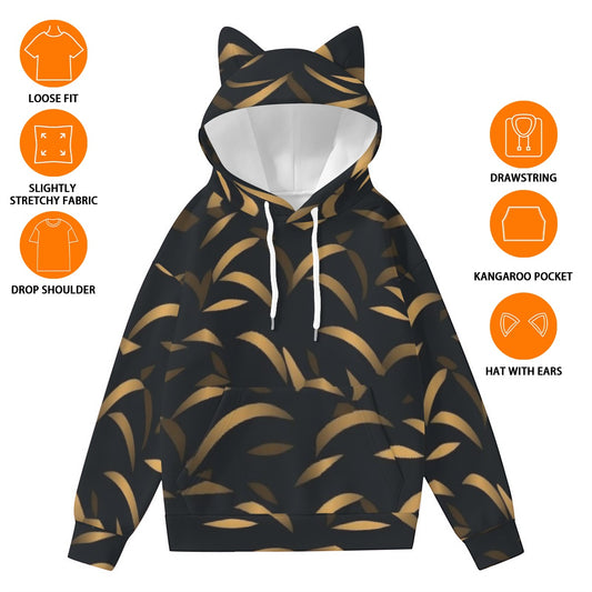 Women’s Hoodie With Decorative Ears