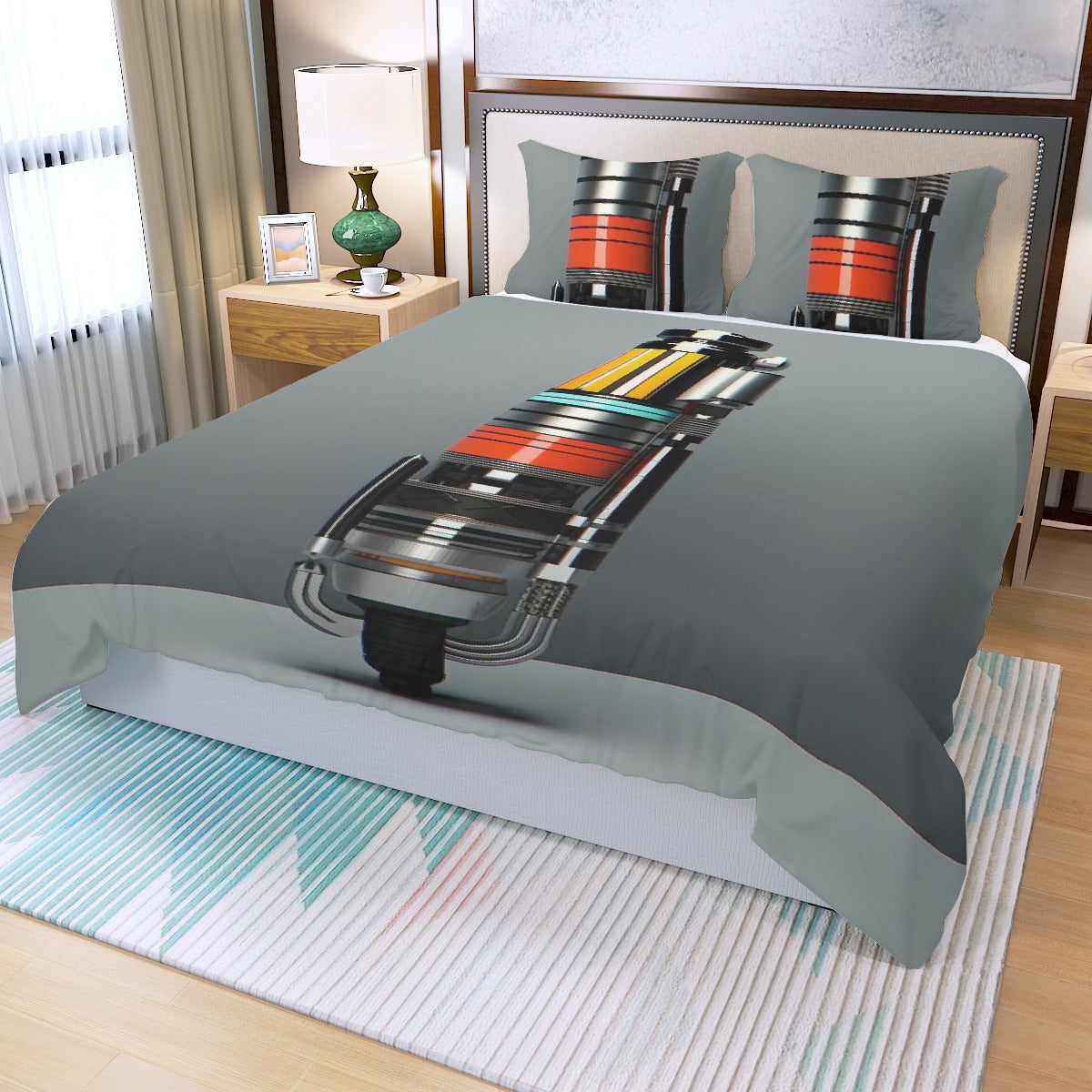 Three Piece Duvet Cover Set