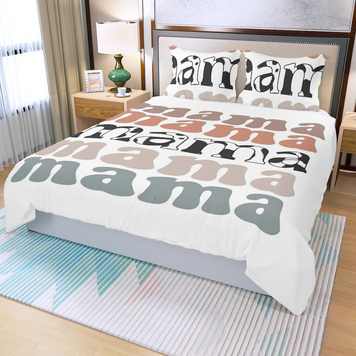 Three Piece Duvet Cover Set