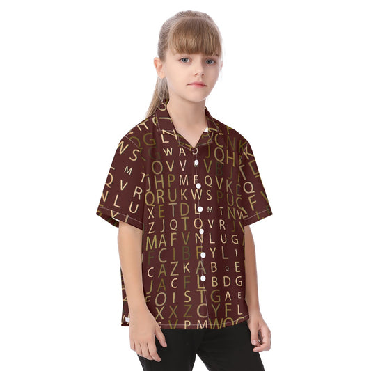 Kid's Hawaiian Vacation Shirt | 115GSM Cotton poplin