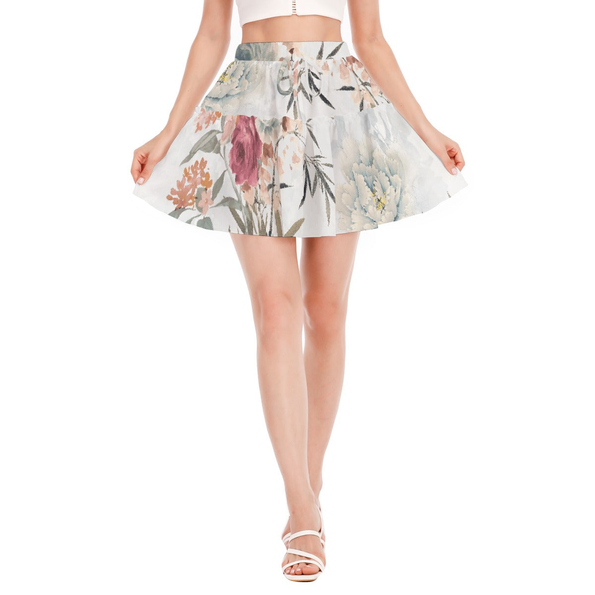 Women's Ruffled Mini Skirt