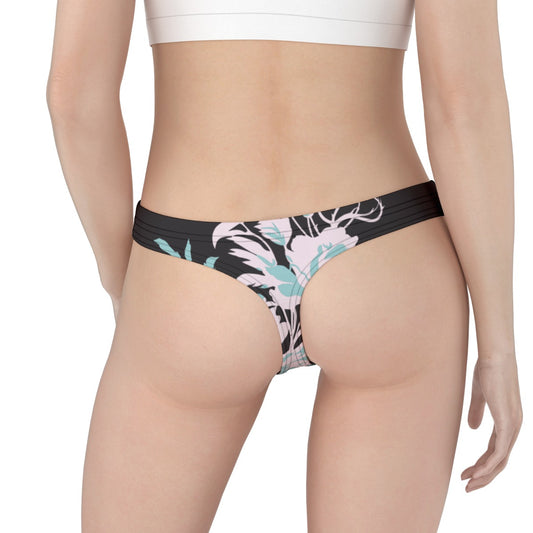 All-Over Print Women's Thong Underwear