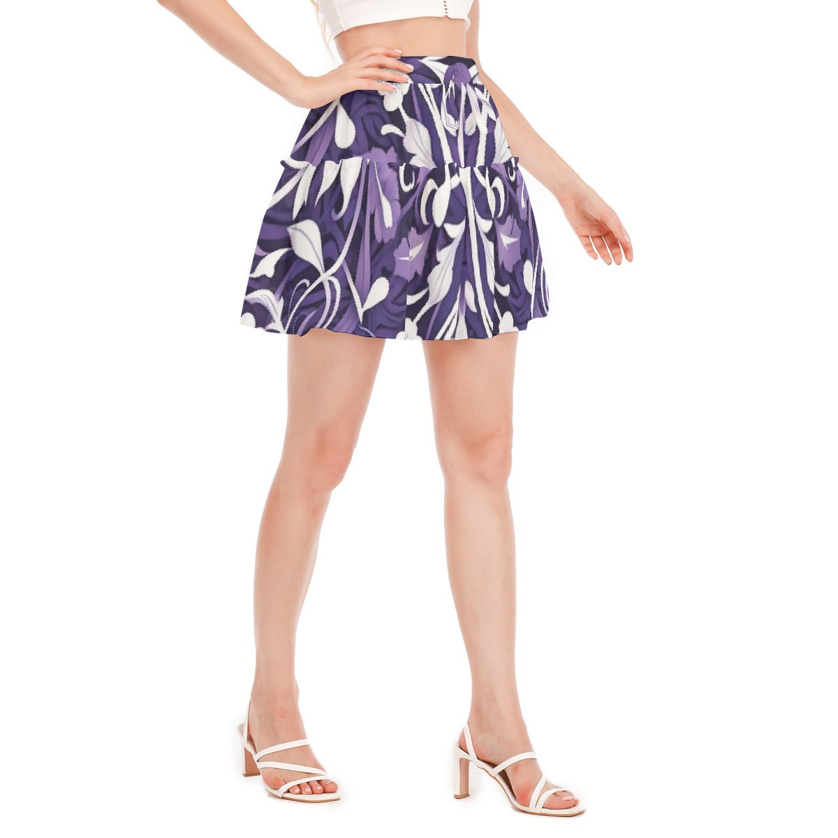 Women's Ruffled Mini Skirt