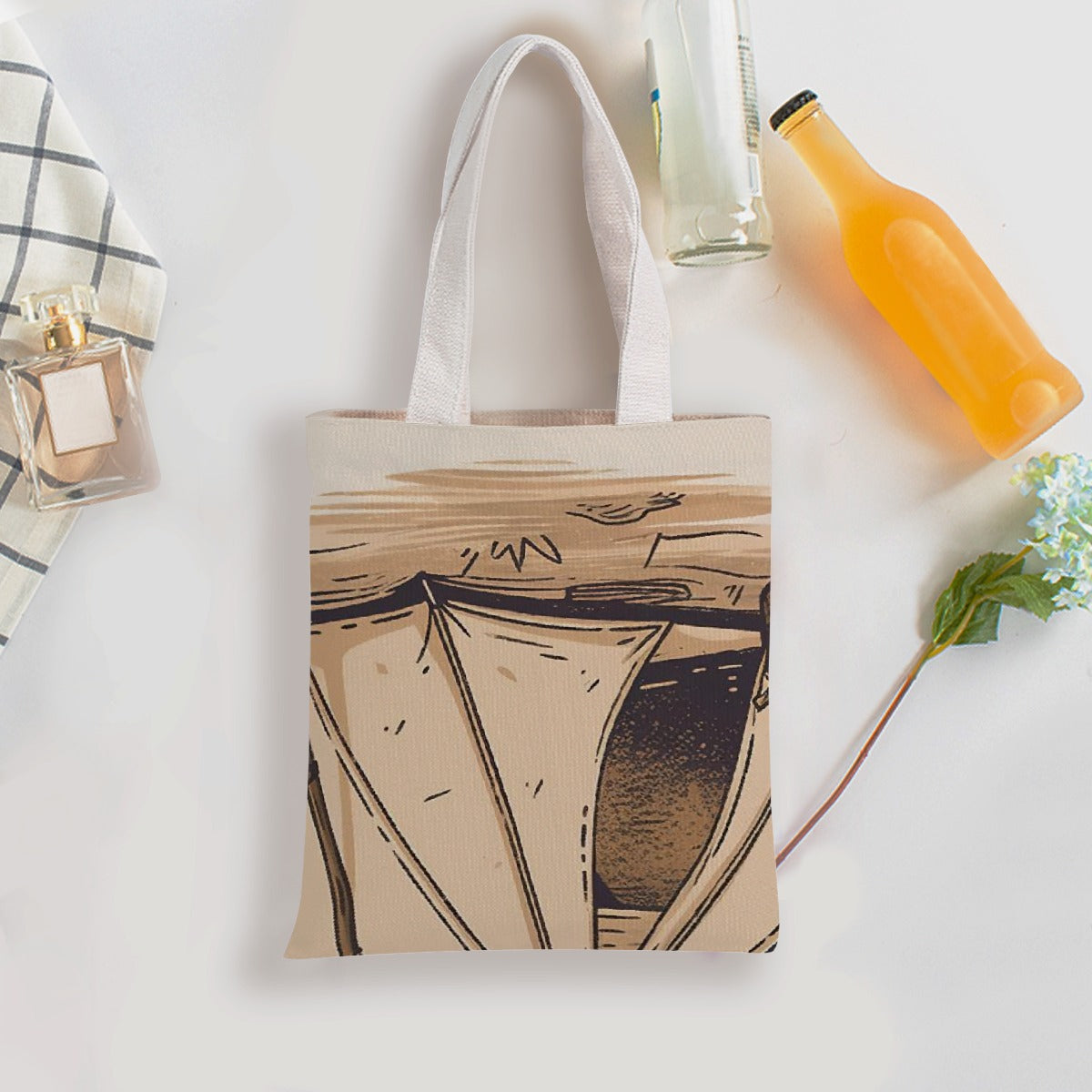 Double-Sided Printed Canvas Bag