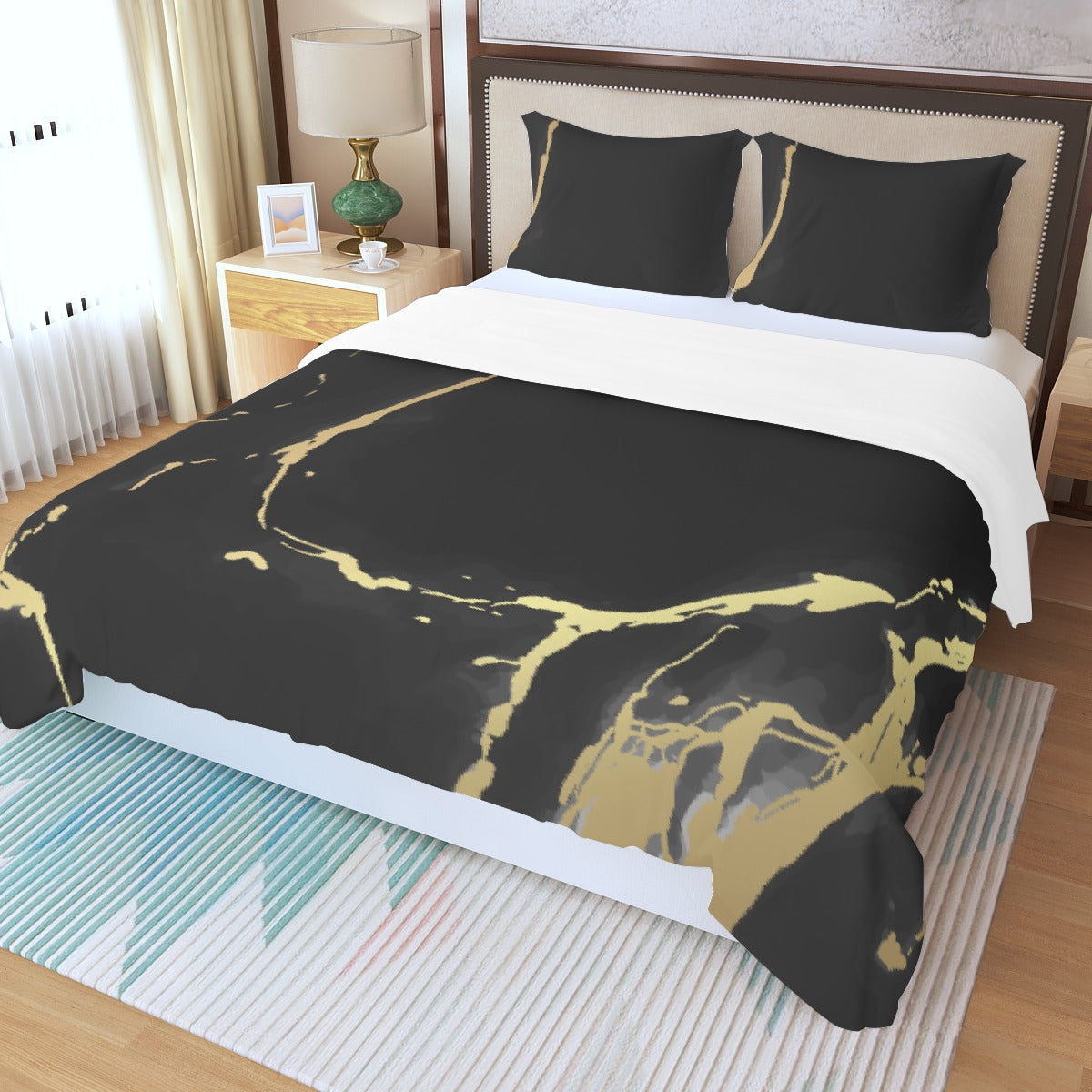 Three Piece Duvet Cover Set