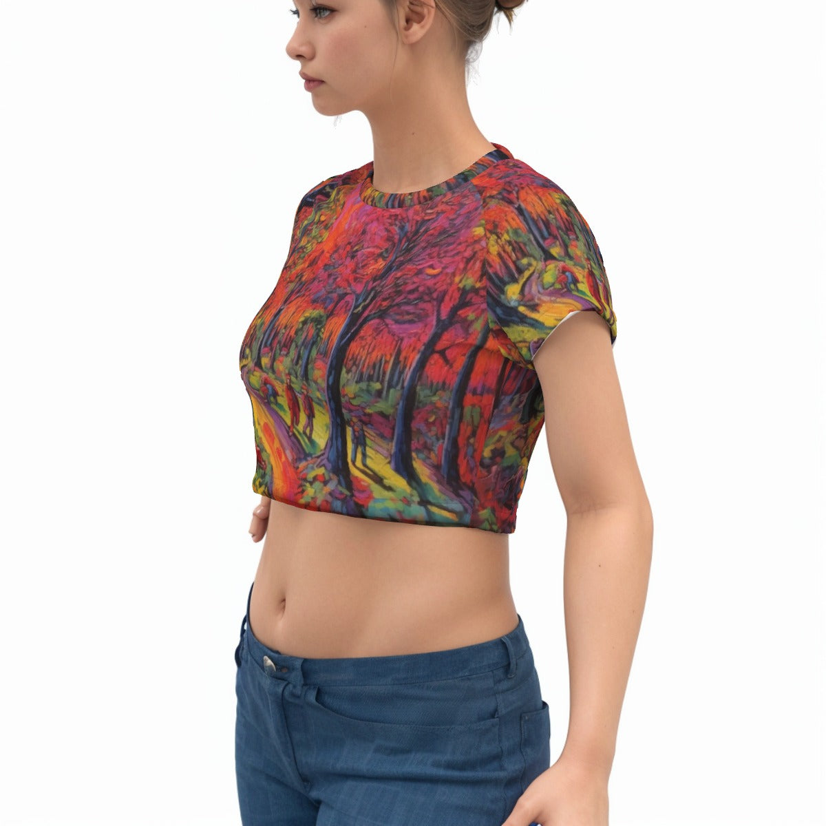 Raglan Cropped T-shirt