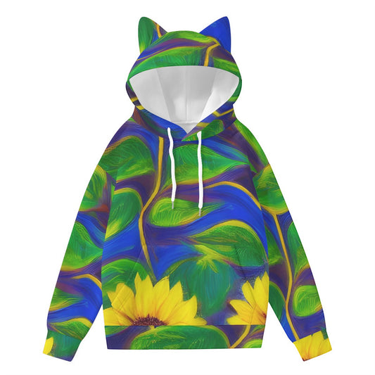 Women’s Hoodie With Decorative Ears