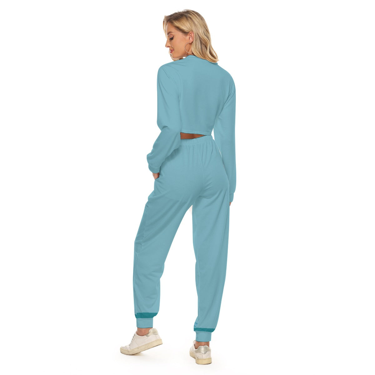 Women's Crop Sweatshirt Suit