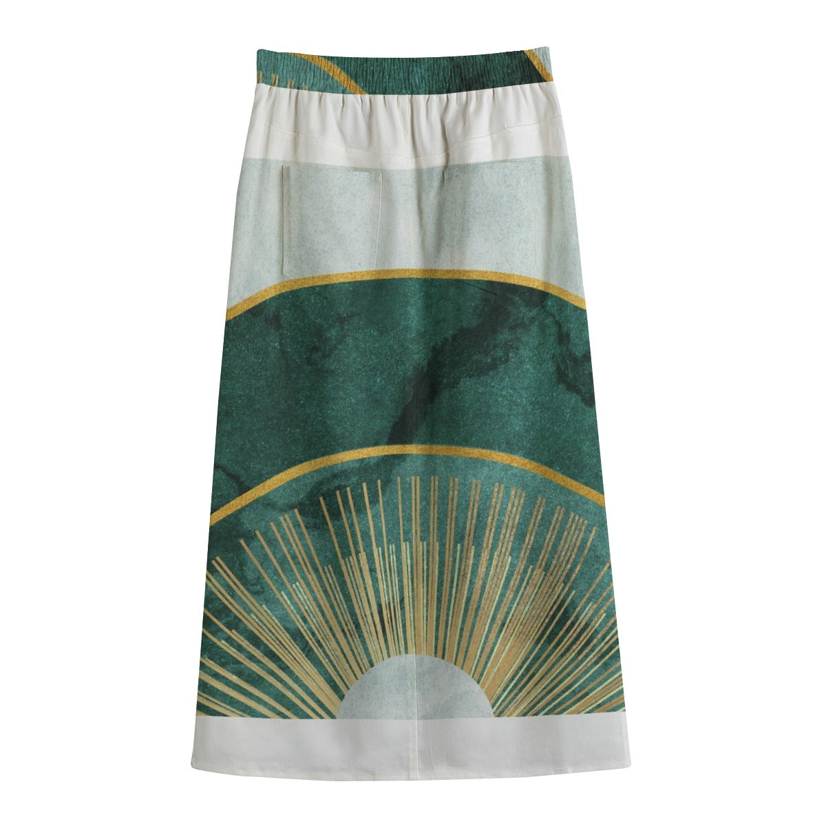 Women's Front Mid-slit Skirt | 245GSM Cotton