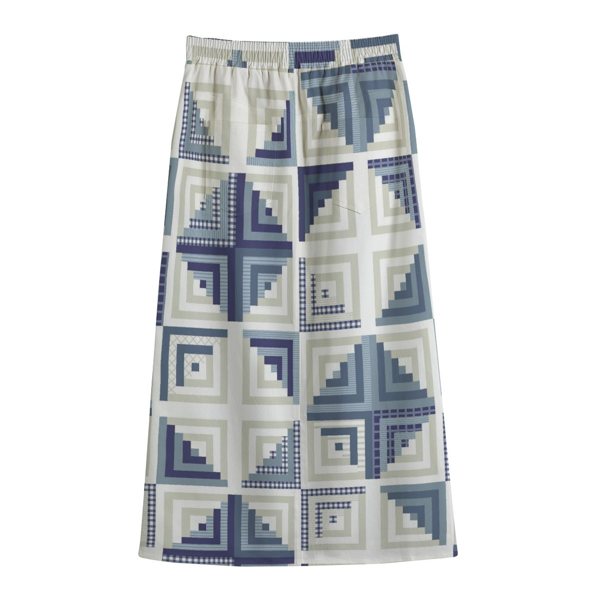 Women's Front Mid-slit Skirt | 245GSM Cotton