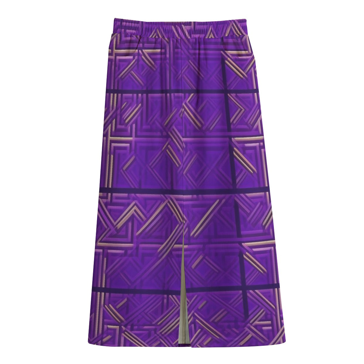 Women's Front Mid-slit Skirt | 245GSM Cotton