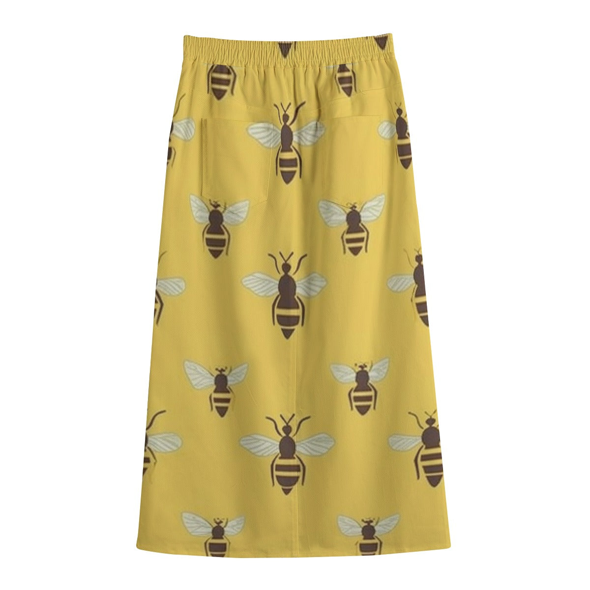 Women's Front Mid-slit Skirt | 245GSM Cotton