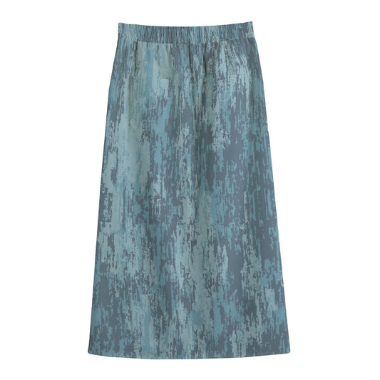 Women's Front Mid-slit Skirt | 245GSM Cotton