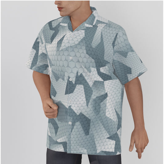 Hawaiian Shirt With Button Closure