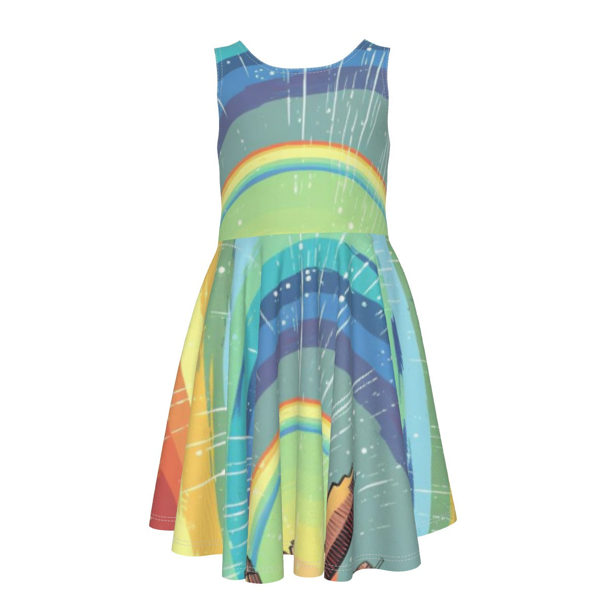 Kid's Sleeveless Vest Dress