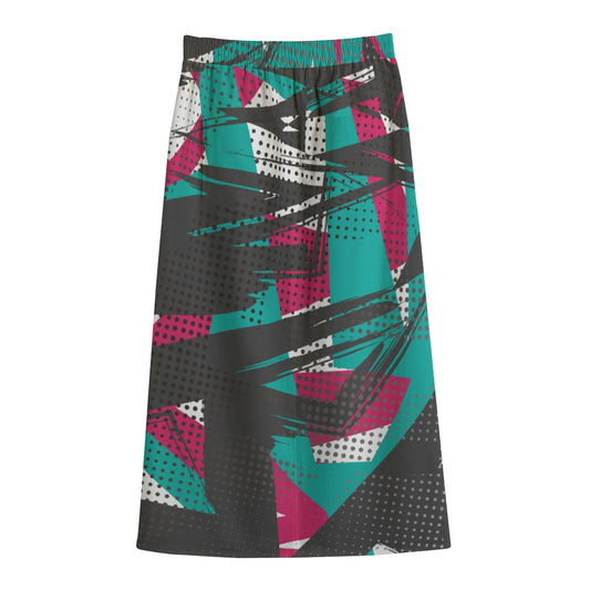 Women's Front Mid-slit Skirt | 245GSM Cotton