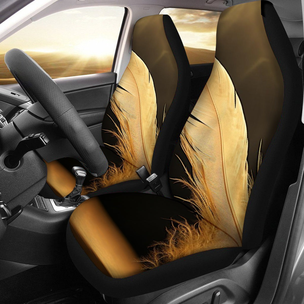 Universal Car Seat Cover With Thickened Back